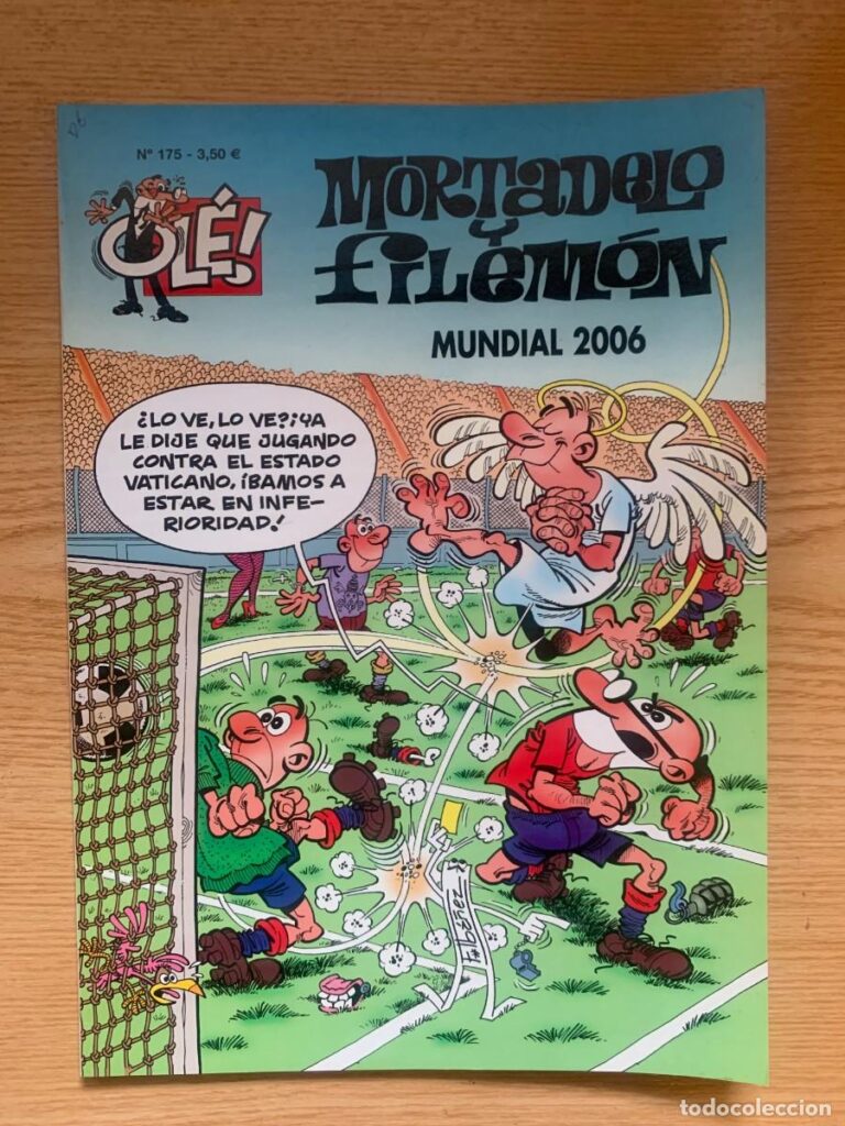 mortadelo y filemón n 175 mundial 2006 colección olé muy buen estado